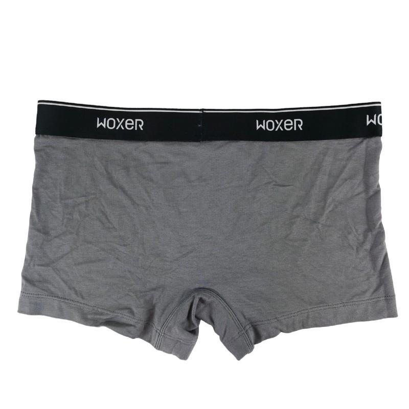 WOXER Boxer Briefs For Women 3" Inseam Super Soft Modal Spandex GRAY