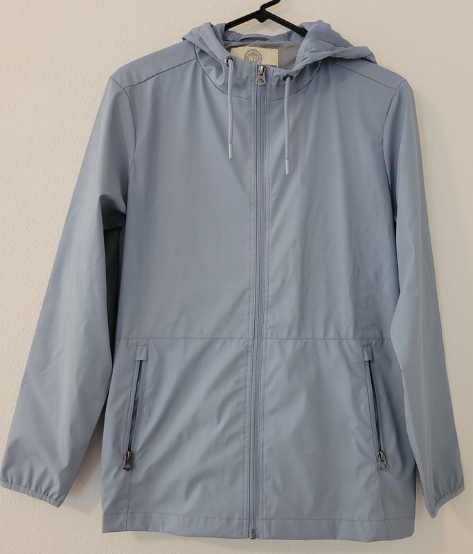WP Weatherproof Women's Lightweight Hooded Rain Jacket Size Medium