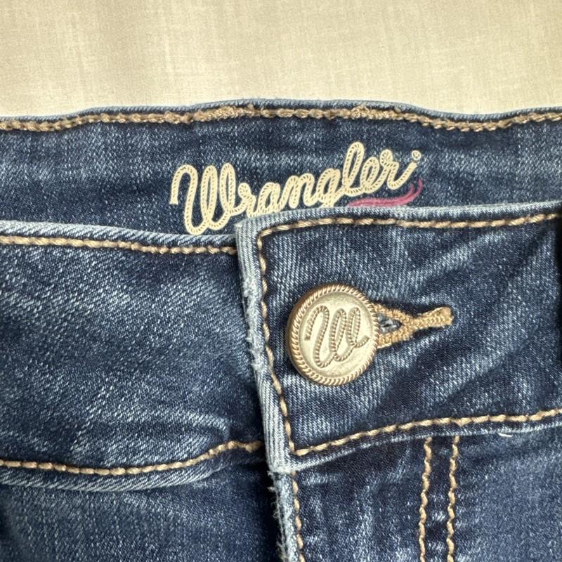 Wrangler Boot Cut Blue Jeans Women 0x34 Country