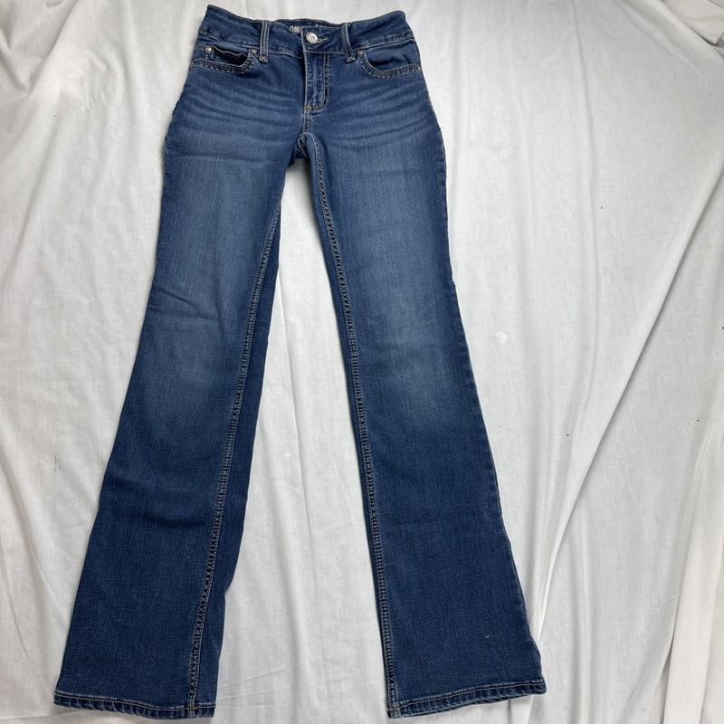 wrangler boot cut blue jeans women 0x34 Country