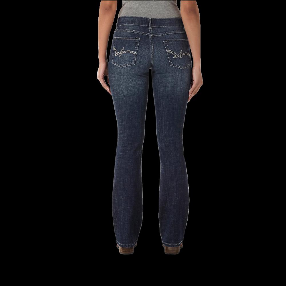 Wrangler® Ladies Bootcut Dark Do Wash Denim Jeans 09MWZDO