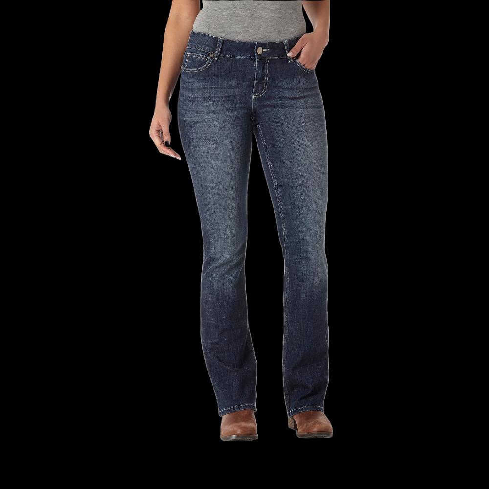 Wrangler® Ladies Bootcut Dark Do Wash Denim Jeans 09MWZDO