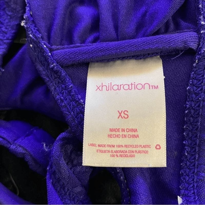 Xhilaration Cutout Bikini Top Purple XS