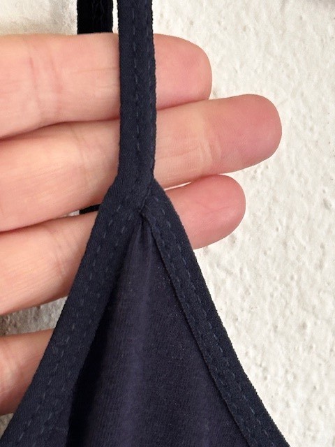 XL/1X/2X/3X New Cotton Dark Navy Blue Stretchy Knit Long Tank Top Extender Tee