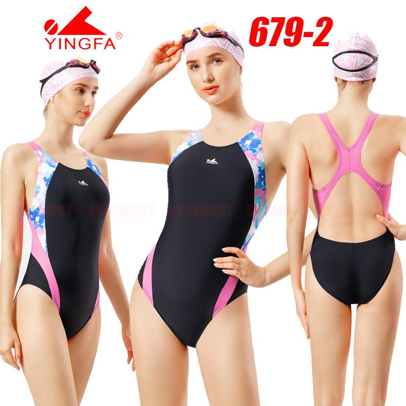 YINGFA 679 WOMEN'S GIRL'S COMPETITION RACING TRAINING SWIMSUIT SWIMWEAR ALL SIZE