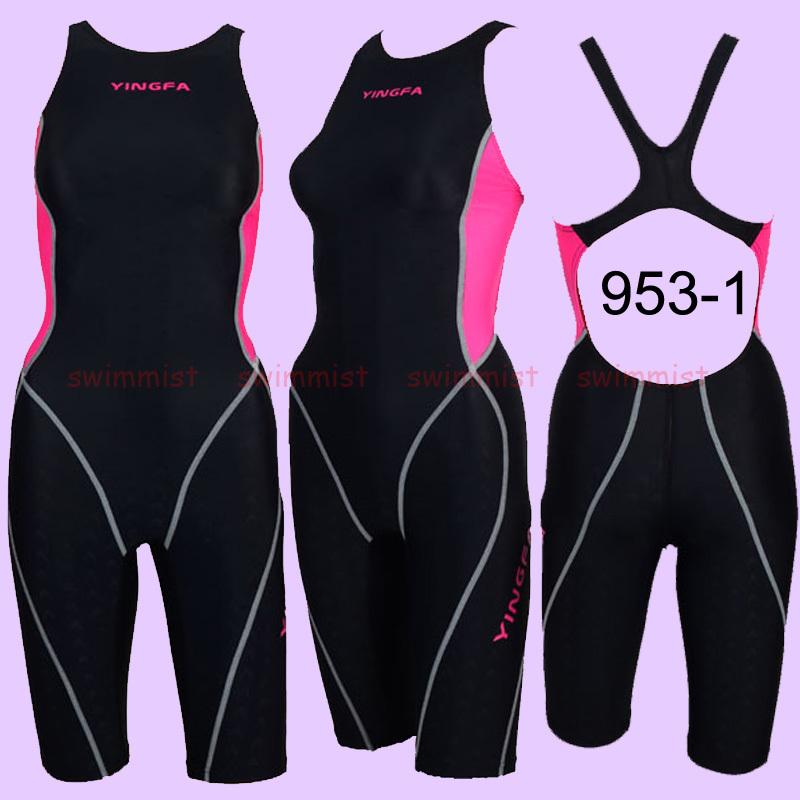YINGFA 953 WOMEN'S COMPETITION TRAINING RACING KNEESKIN SWIMWEAR SWIMSUIT ALL Sz