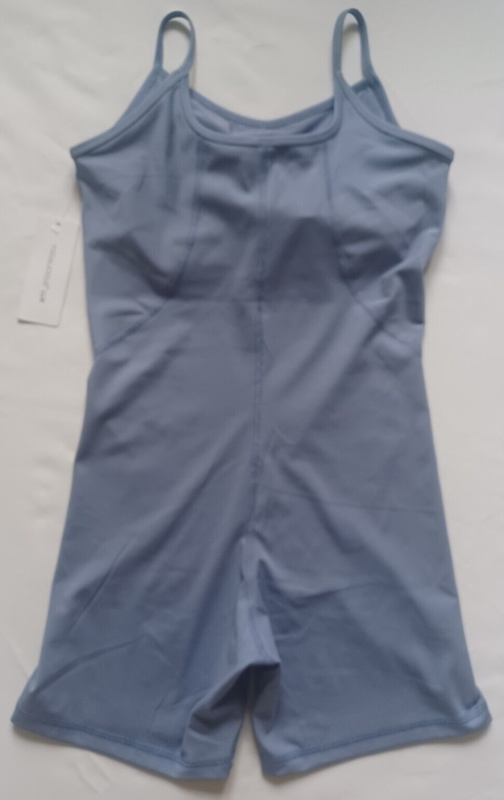 Yogalicious Lux "Tempest" Lotus Romper W/Built-In Lightly Padded Bra Size M L