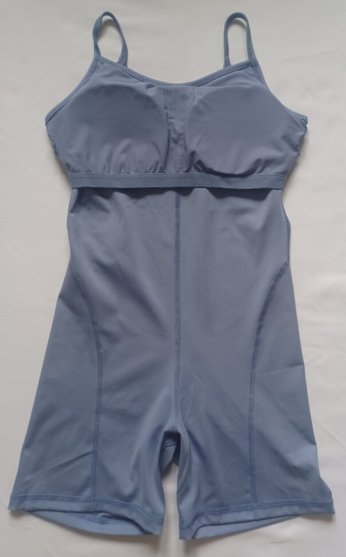 Yogalicious Lux "Tempest" Lotus Romper W/Built-In Lightly Padded Bra Size M L