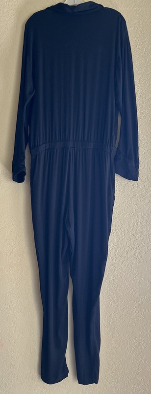 Young Fabulous & Broke Women’s Black Zander Jumpsuit Size L Long Sleeve V-Neck S