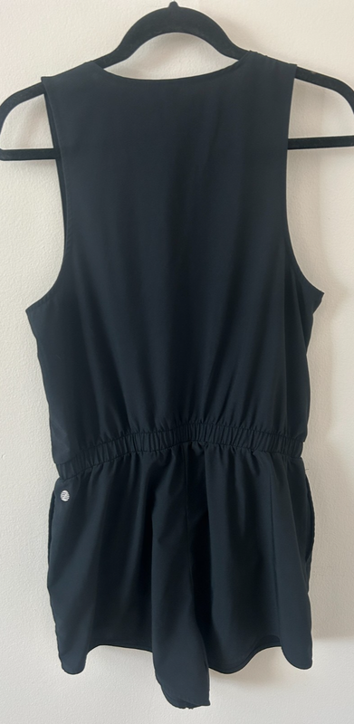 Z By Zella Black Romper Shorts Womens Size M Athletic Casual One Piece