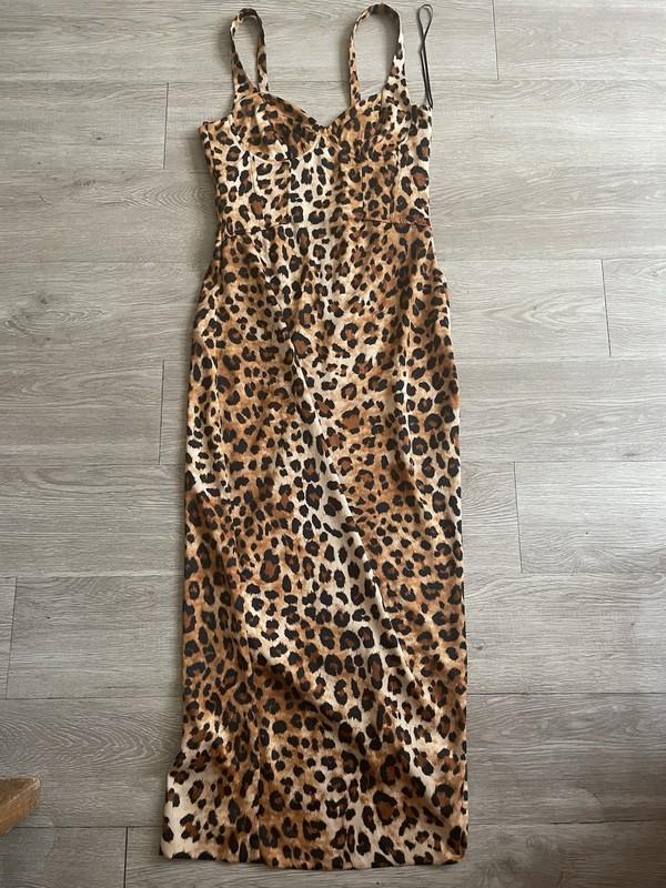 Zara Leopard Dress Size SX