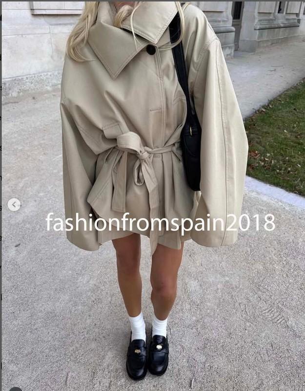 ZARA NEW WOMAN BELTED TRENCH COAT LIGHT TAN XS-S M-L 5063/799/708