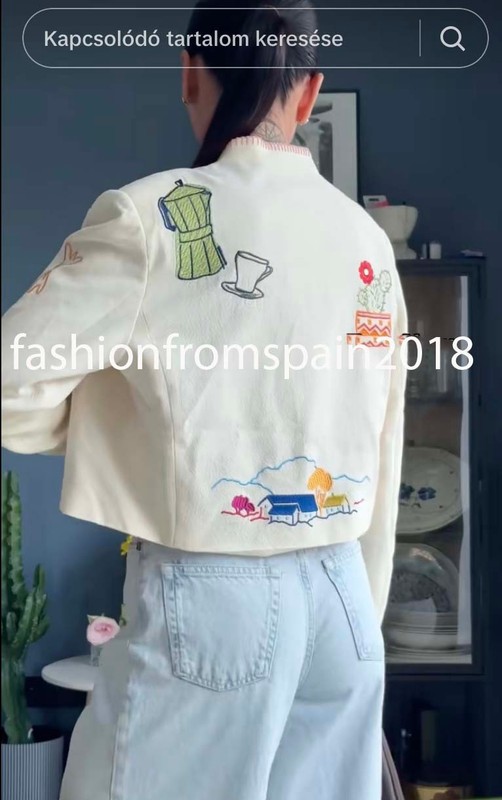 ZARA NEW WOMAN FLORAL EMBROIDERED JACKET ECRU S M L 4786/206/712