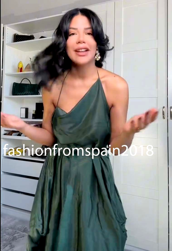 ZARA NEW WOMAN LONG ZW COLL ASYMMETRIC SATIN DRESS KHAKI XS-L 8073/126/505