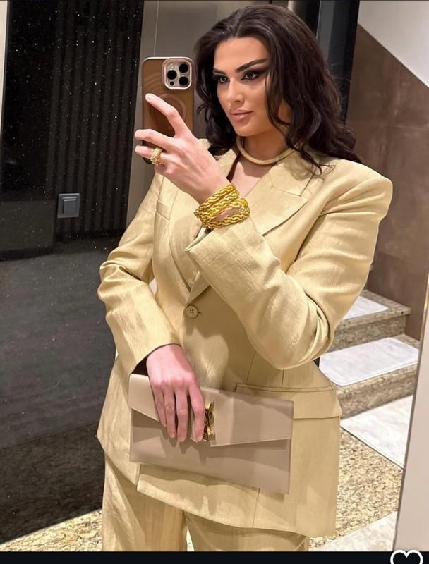 ZARA WOMAN NWT SS25 ZW COLLECTION OVERSIZE BLAZER GOLDEN JACKET 2731/058/303