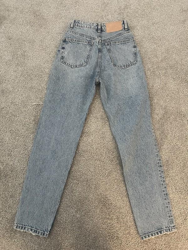ZARA Women’s Classic Mom Fit Hi Rise Ankle Jeans 100% Cotton Size 0 EUR 32