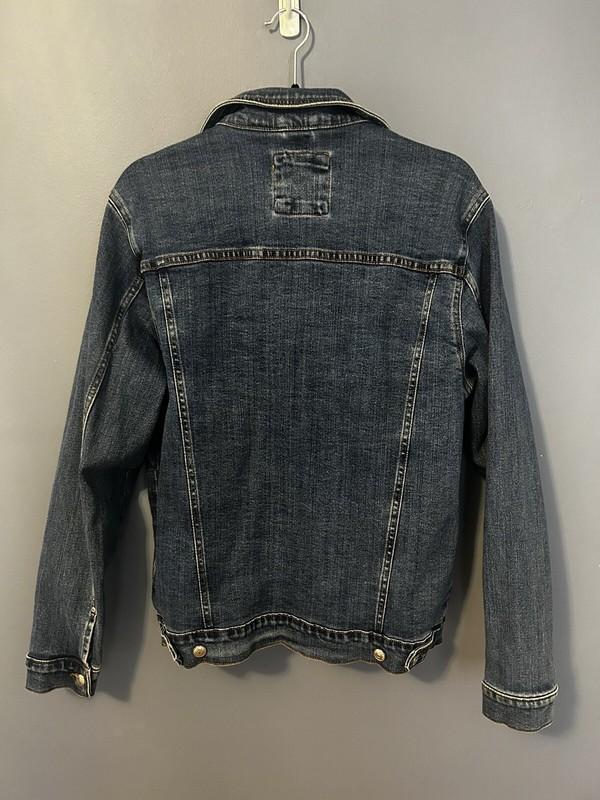 Zara Women's Dark Wash Denim Jean Jacket Size Large