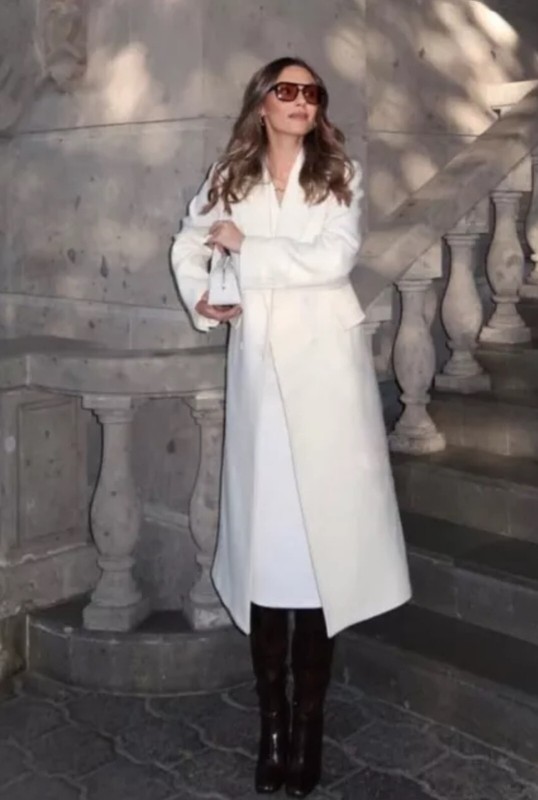 ZARA ZW COLLECTION TAILORED WOOL BLEND COAT WHITE FW24/25 XS-XXL REF. 9047/632