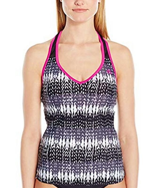ZeroXposur Mulberry Mesh Racerback Tankini Swim Top Swimwear Women's 6 8 #3510