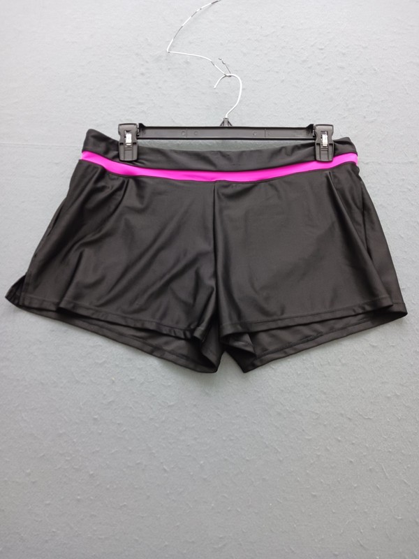 Zeroxposur Women Board Shorts Size XL Black Athletic Swimwear