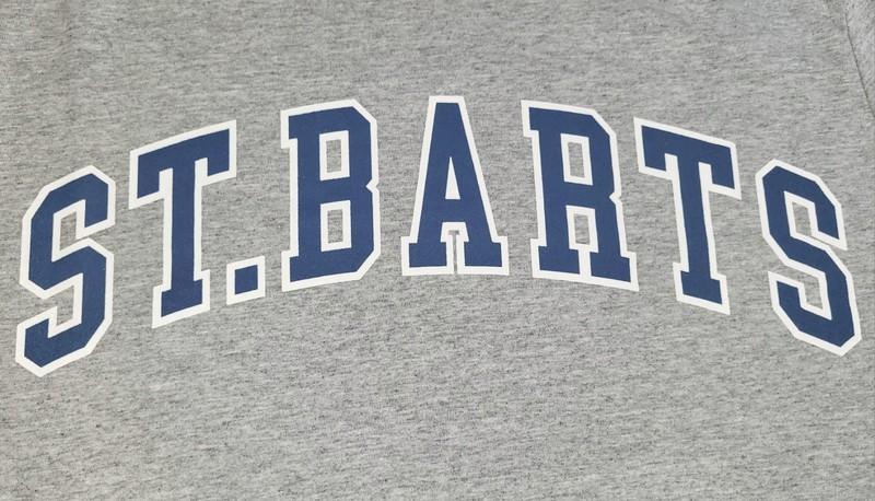 Zoe + Liv Women's Light Gray & Navy St. Bart's Graphic T Tee Shirt Size XL NWT