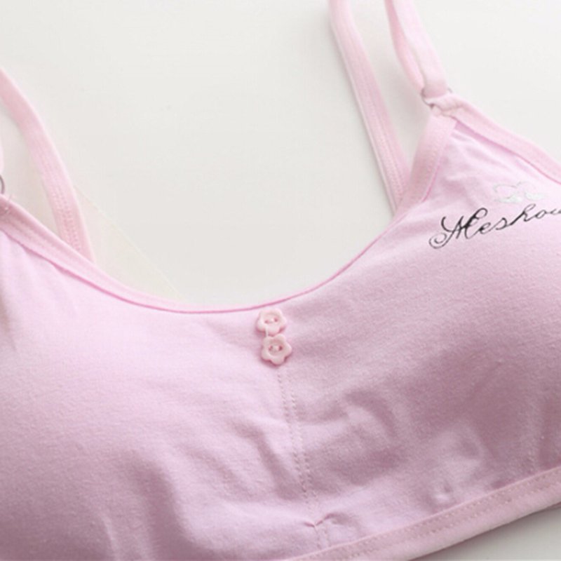 6-Pack Teen Girls Big Girls Cotton Development Bra Cami Training Bra 10-16T