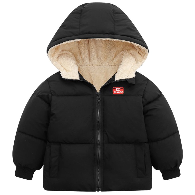 Aideaone Baby Winter Coat With Hooded Toddler Boys Girls Puffer Jackets For 12M-5T