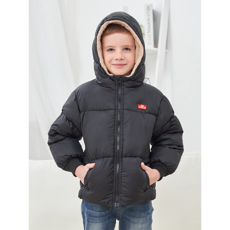 Aideaone Baby Winter Coat With Hooded Toddler Boys Girls Puffer Jackets For 12M-5T