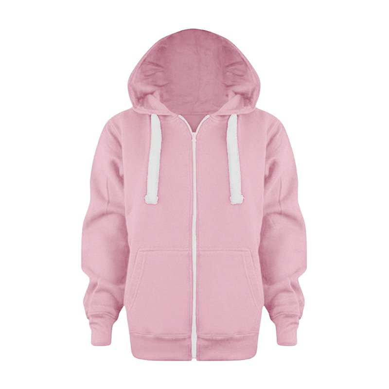 AJIWYH Kids Sweater Sweatshirt Color Solid Zip Jackets Long Hoodie Top Sleeve Up Girls Kids Boys Coat&jacket Cute Sweaters for Boys 10-12 Pink 6-7 Years
