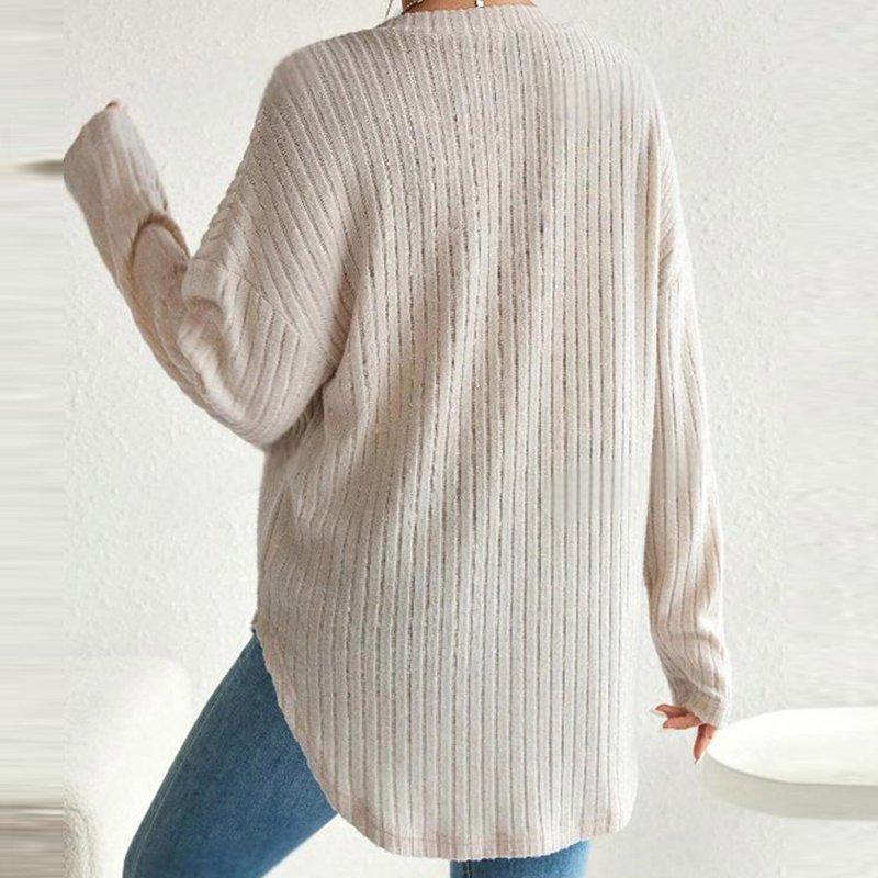 AKAFMK Winter Maternity Clothes Long Sleeve Maternity Tops Nursing Maternity Shirts Pregnant Women's Knitted Front Button Cardigan With Off Shoulder Sleeves Knitted Sweater Loose Coat