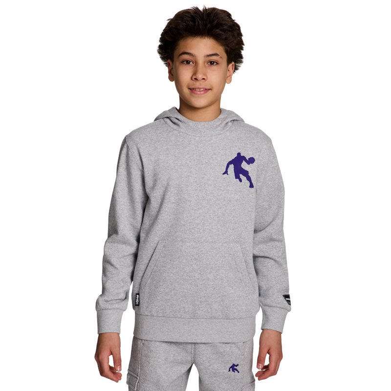 AND1 Boy's Athletic Graphic Fleece Hoodie Sizes 4-18