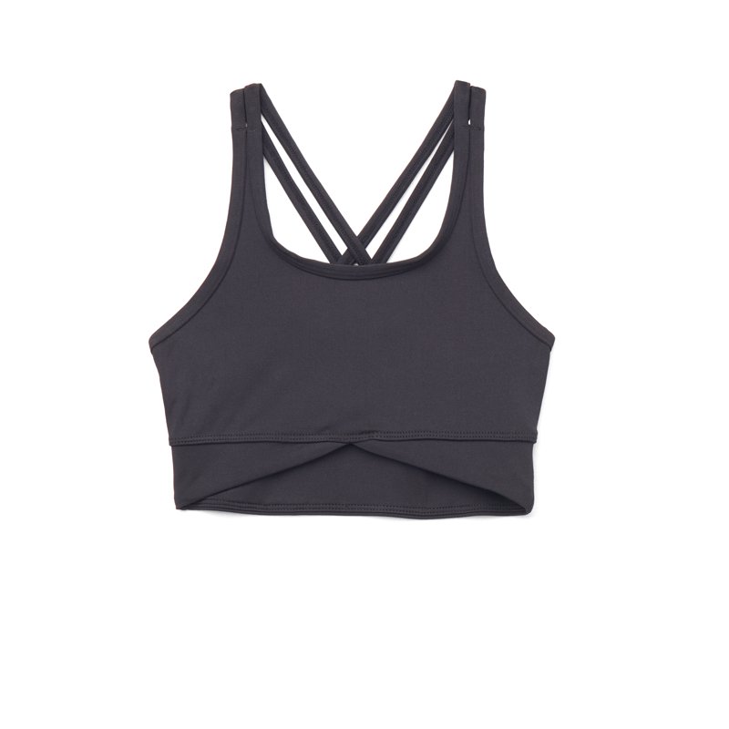 Atheltic Works Girls Crossover Strappy Back Sports Bra 2 Pack Sizes XS-XXL