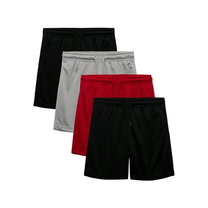 Athletic Works Boy's Mesh Short 3-Pack Sizes 4-18 & Husky