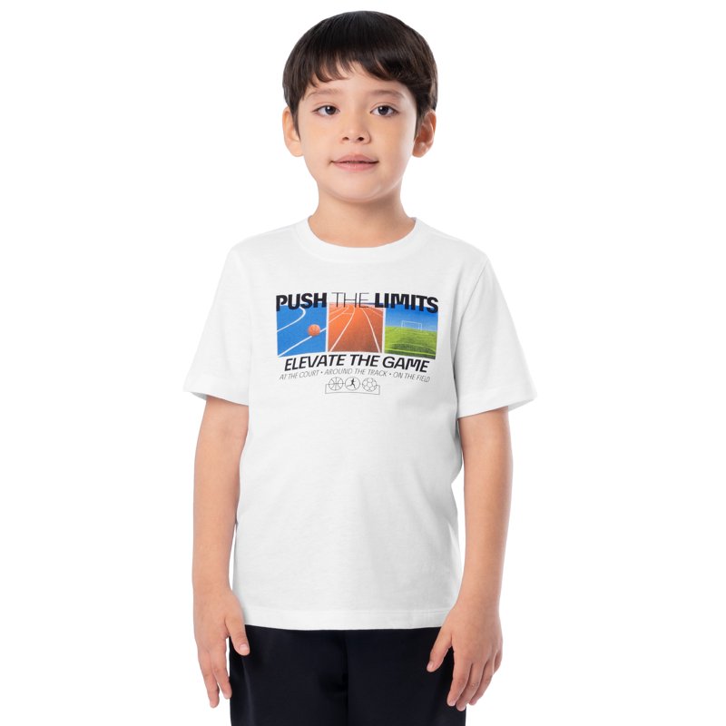 Athletic Works Boys Active Short Sleeve Graphic T-Shirt Sizes 4-18 & Husky
