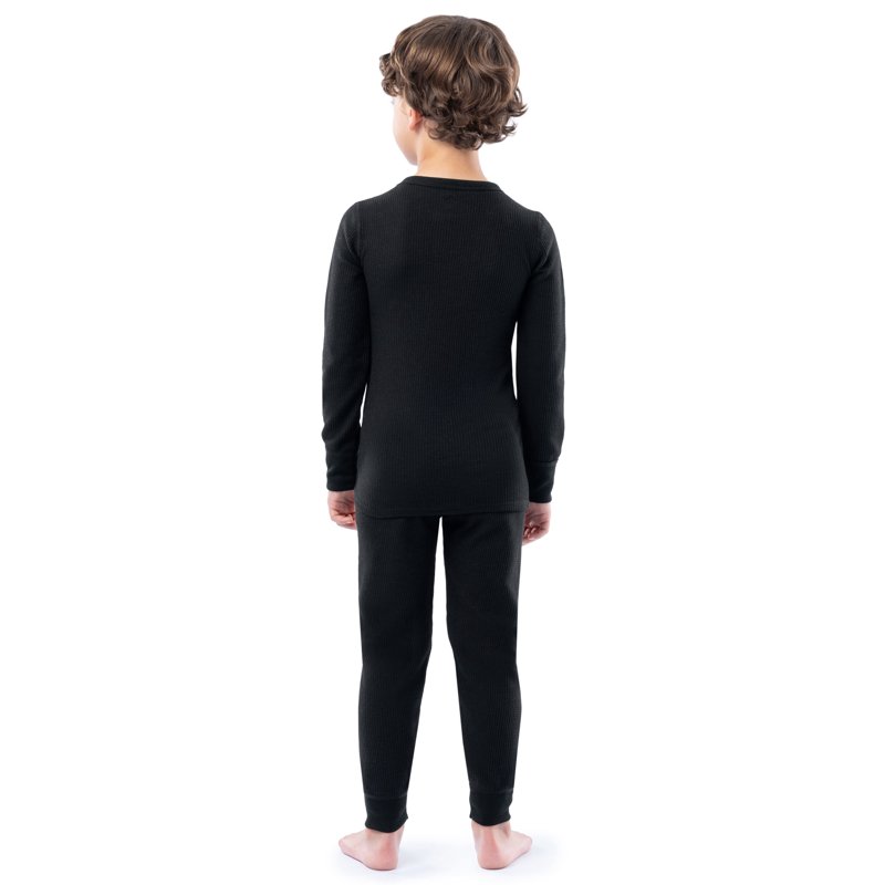 Athletic Works Boys & Girls Waffle Thermal Top & Bottom Set Sizes Xs-Xxl