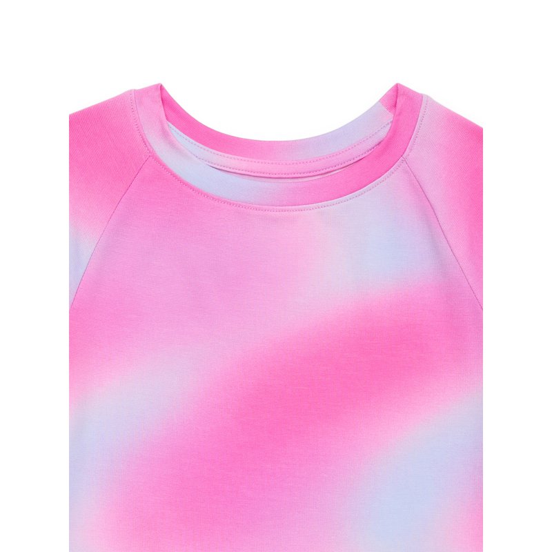 Athletic Works Girls Active Tee With Short Sleeves Sizes 4-18 & Plus