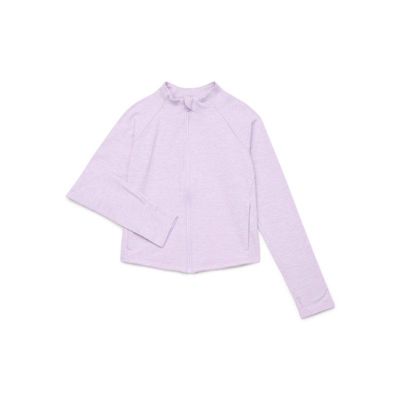 Athletic Works Girls ButterCore Full Zip Jacket Sizes 4-18