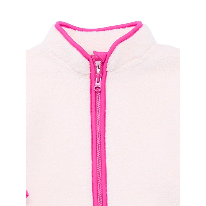 Athletic Works Girls Faux Shearling Zip Jacket Sizes 4-18