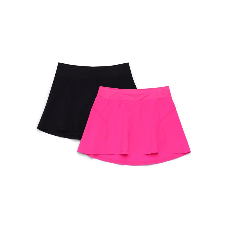 Athletic Works Girls Woven Skort 2-Pack Sizes 4-18 & Plus