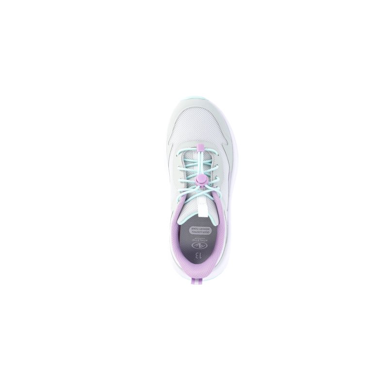 Athletic Works Little And Big Girls Bungee Mesh Jogger Sneakers