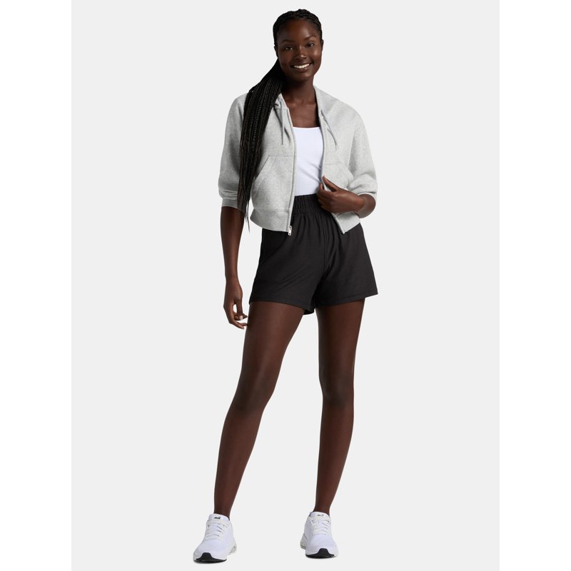 Athletic Works Women's And Women’s Plus ButterCore Soft Performance Gym Shorts Available In 1 2 And 5-Pack Sizes XS-4X