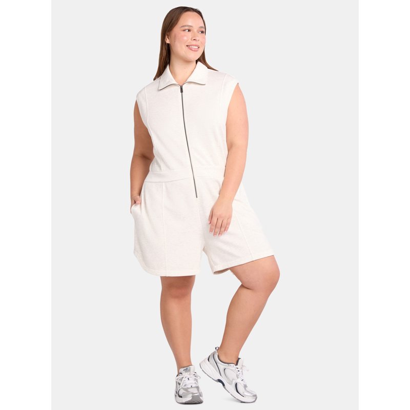 Avia Women's And Women's Plus Knit Romper Sizes XS-4X