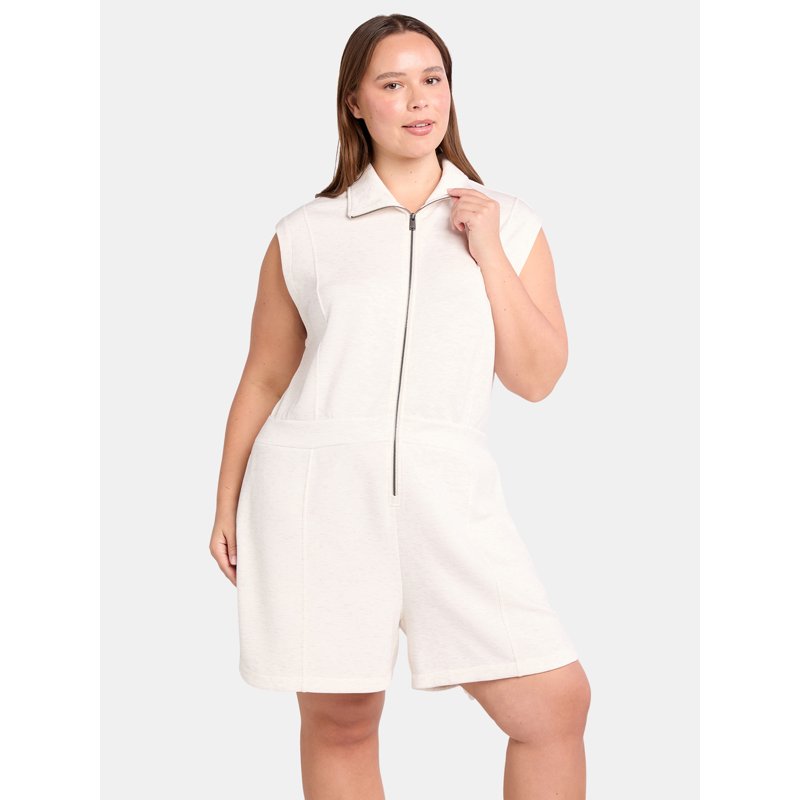 Avia Women's and Women's Plus Knit Romper Sizes XS-4X