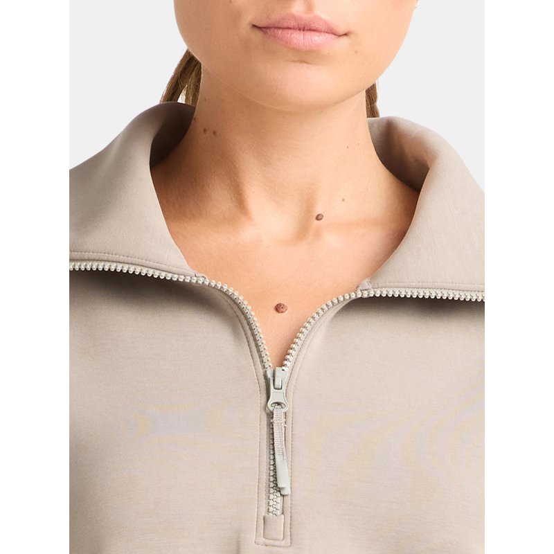 Avia Women's And Women's Plus Scuba Knit Quarter Zip Pullover Sizes XS-4X