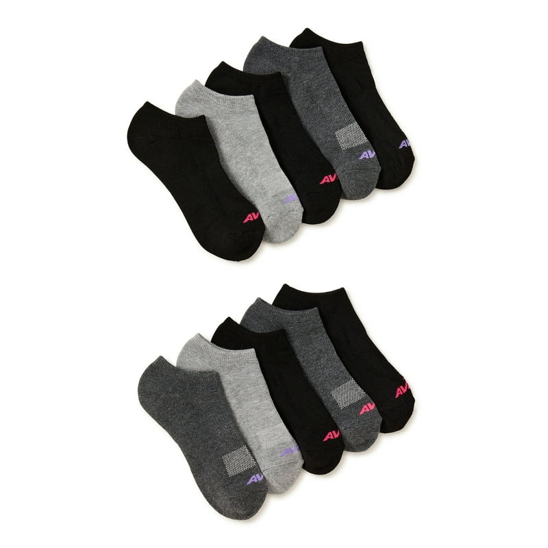 Avia Women's Performance Cushioned Low Cut Socks Stocking Stuffers 10-Pack