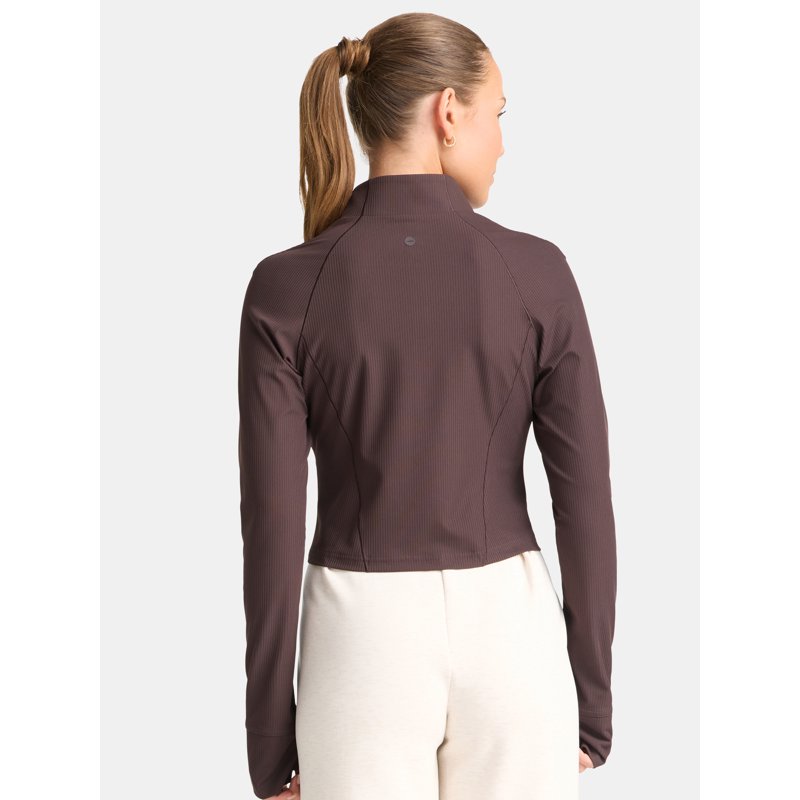 Avia Women's Ribbed SoftSculpt Jacket Sizes XS-XXXL