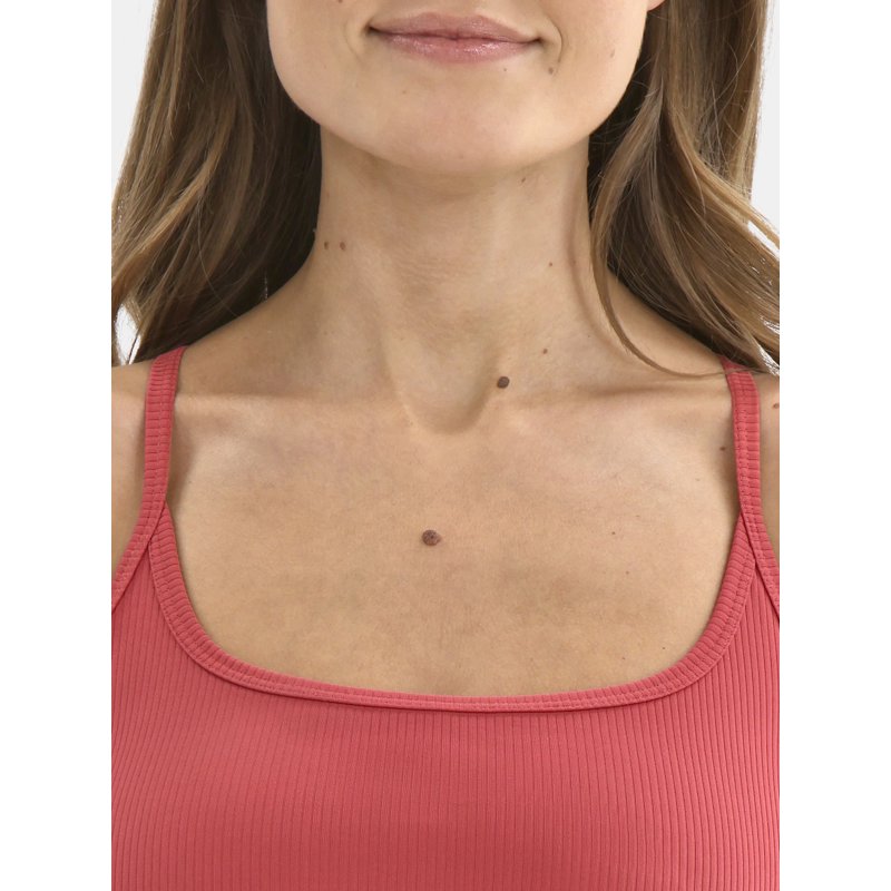 Avia Women's Ribbed SoftSculpt Tank Top With UPF 50 Sizes XS-XXXL