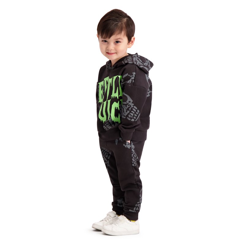 Beetle Juice Toddler Boys Printed Jogger Set Sizes 12M-5T