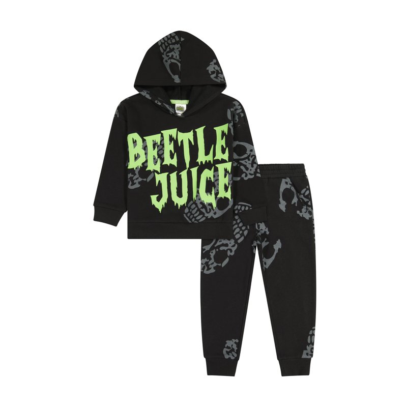 Beetle Juice Toddler Boys Printed Jogger Set Sizes 12M-5T