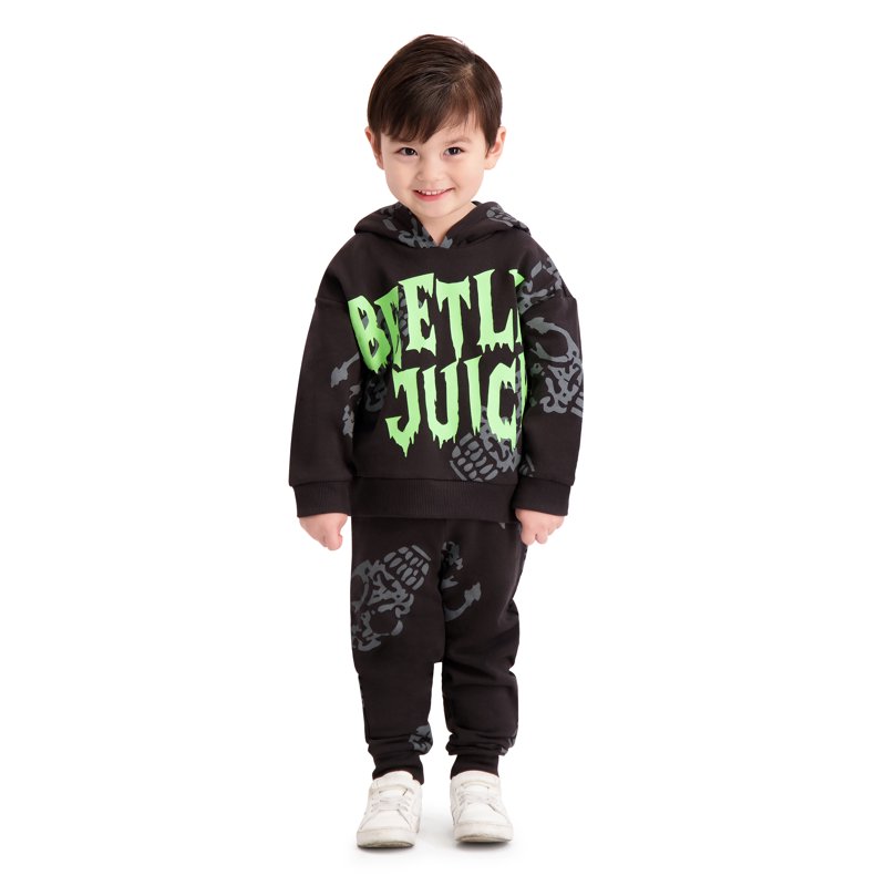 Beetle Juice Toddler Boys Printed Jogger Set Sizes 12M-5T